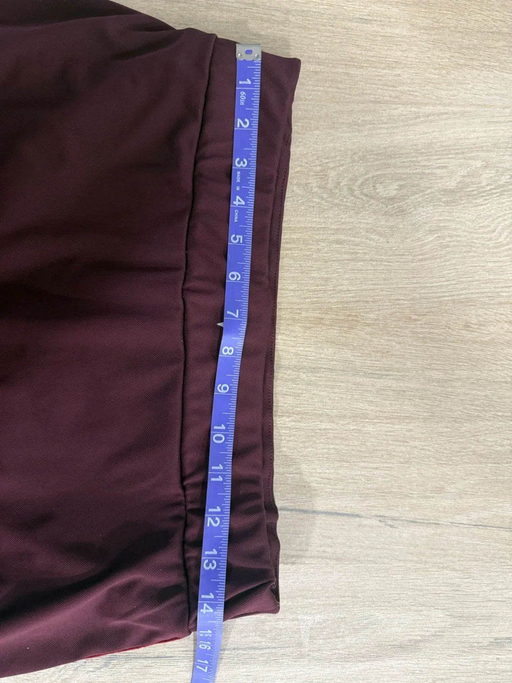 Tuckernuck Karrie Golf Skirt Wine Fall Burgundy Performance Stretch Skort Sz Med